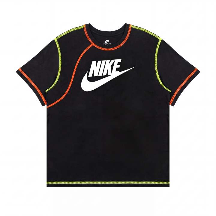 Nike Nike Sportswear T Shirts Unisex Black Crew Neck Thin