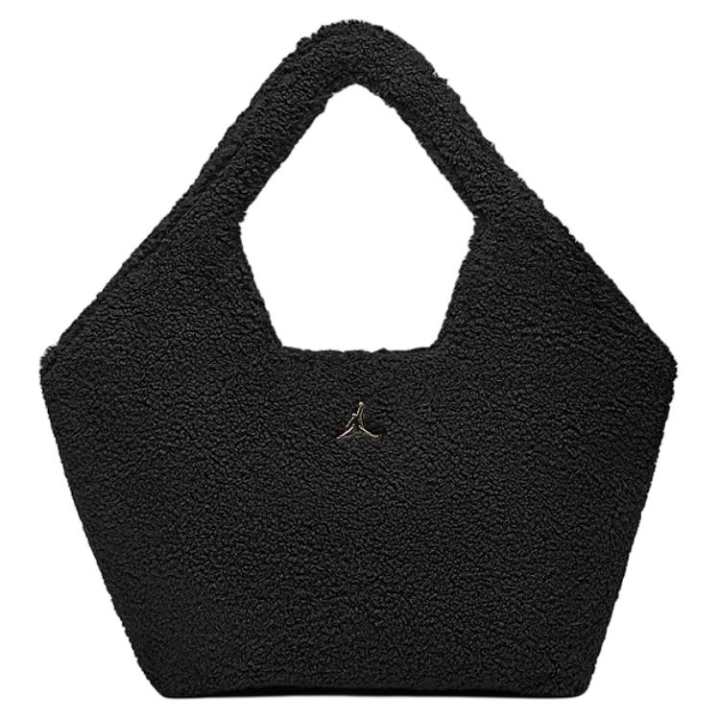 Jordan Jordan Faux Sherpa Tote Handbag Regular Women's Black