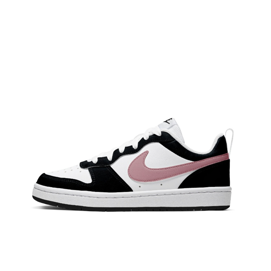 Nike Nike Court Borough Leather Low top Kids' Skateboarding Shoes Black Pink Kids'