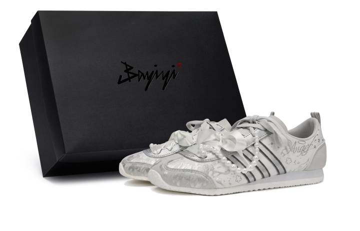 Adidas Custom Adidas VS JOG 2.0 811 Manufacturing, Angel's Arrival, Special Shoe Box Slip Resistant Low top