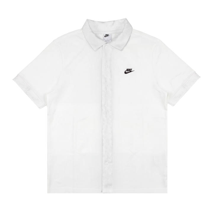 Nike Nike Polo Shirts Unisex White Polo Collar Moderate Straight Fit