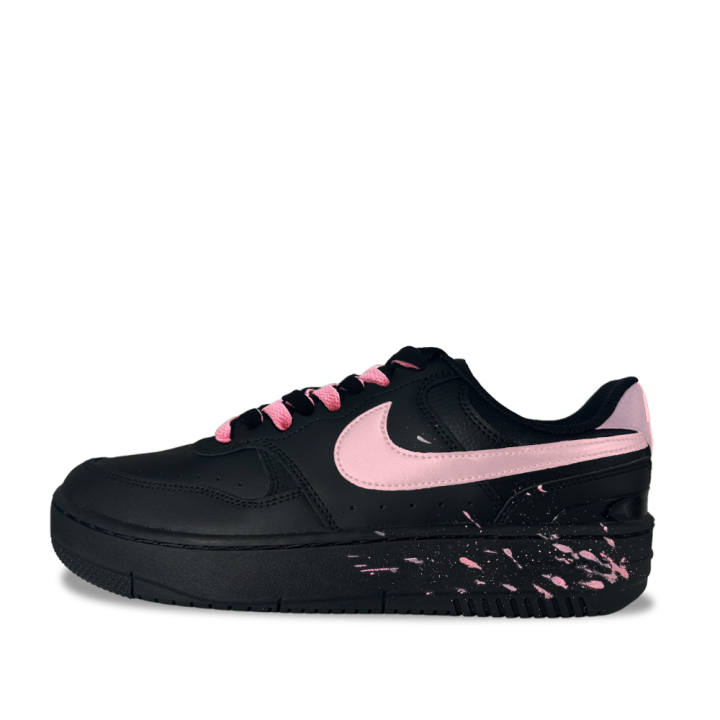 Nike Nike Gamma Force Pink Ink Shooting Star Synthetic Leather Low top Skateboard Shoes Women's Black