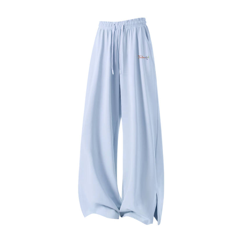 Tonlion Casual Pants Women's Thin Wide Leg Pants