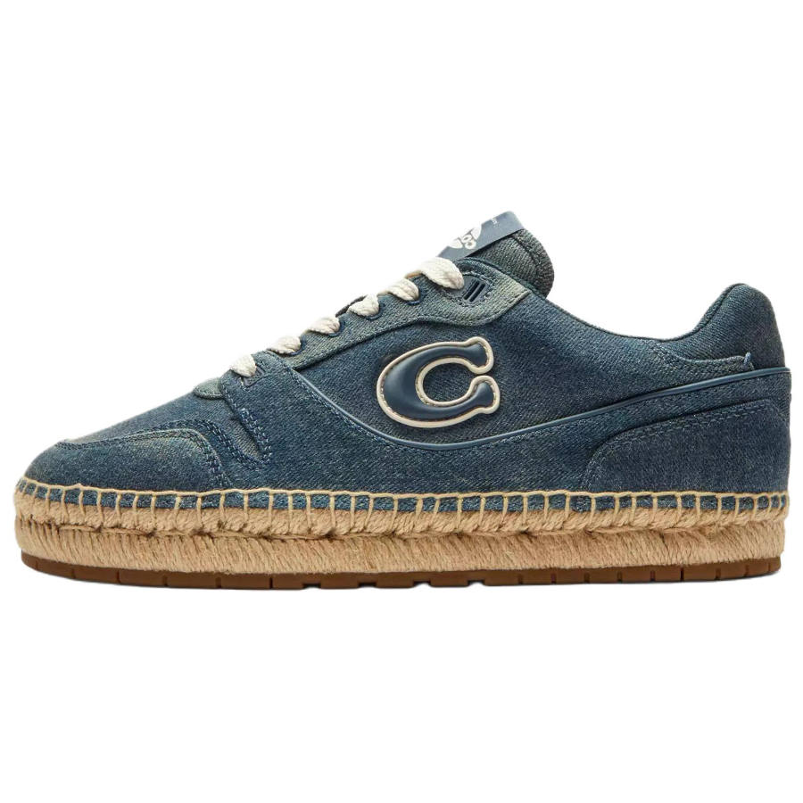 COACH COACH Soho Espadrilles Women's Denim Blue