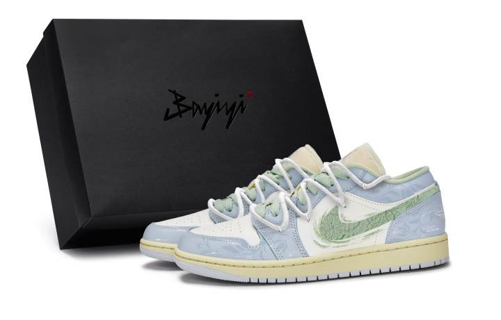 Jordan Jordan Air Jordan 1 811 Manufacturing, Beautiful Water And Clouds, Special Shoe Box Slip Resistant And Breathable