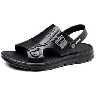 YALU Microfiber Leather Beach Sandals Men's