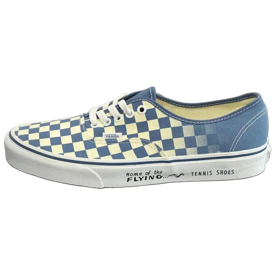 Vans Vans Authentic Skateboard Shoes Unisex Blue Beige