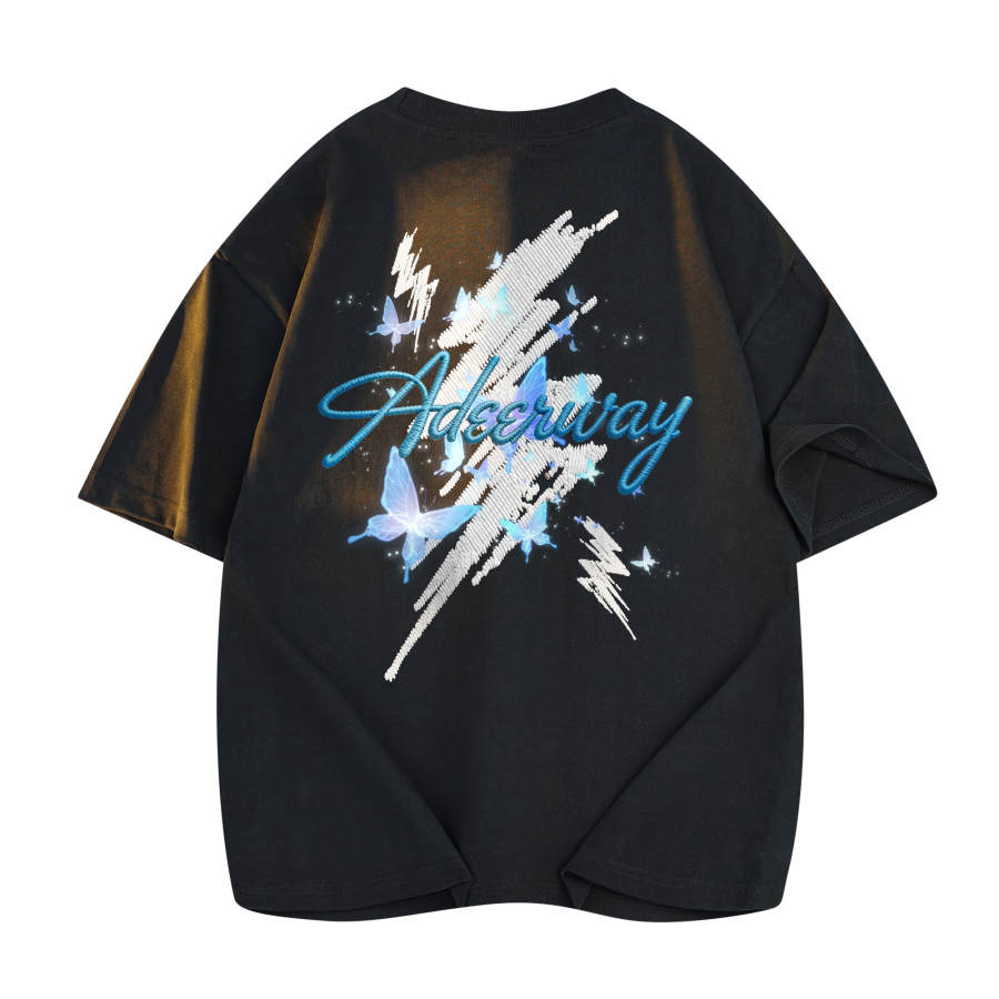 DEERWAY T Shirts Unisex Crew Neck Moderate Straight Fit