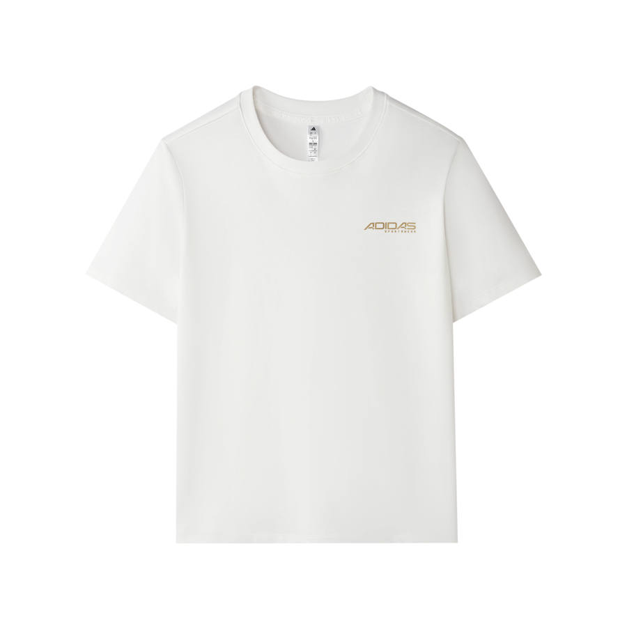 Adidas Adidas T Shirts Men's White Crew Neck Moderate