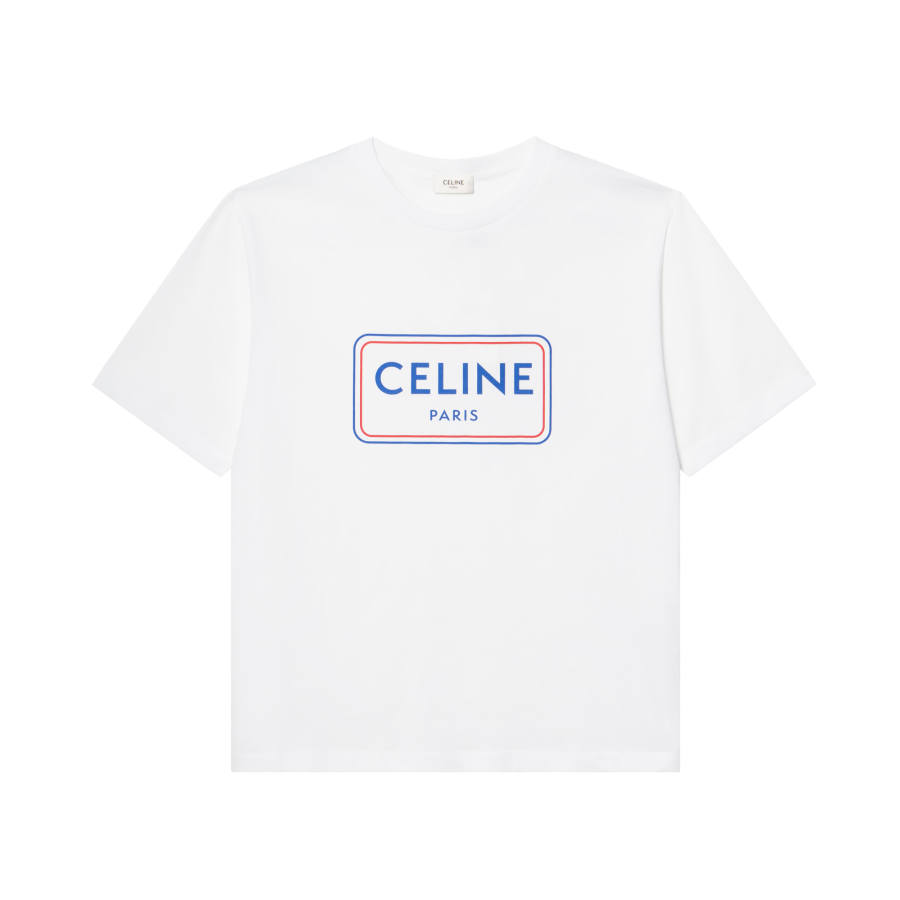 CELINE SS26 Drop Shoulder Sleeve T Shirt Women's