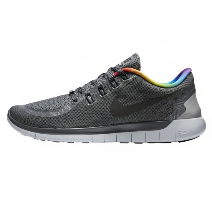 Nike Nike Free 5.0 Running Shoes Men's Gray