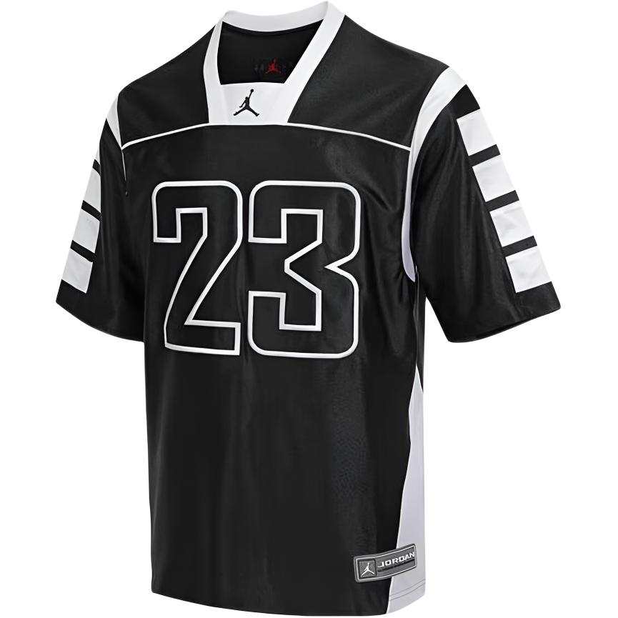Jordan Jordan Air T Shirts Unisex Black V Neck Moderate