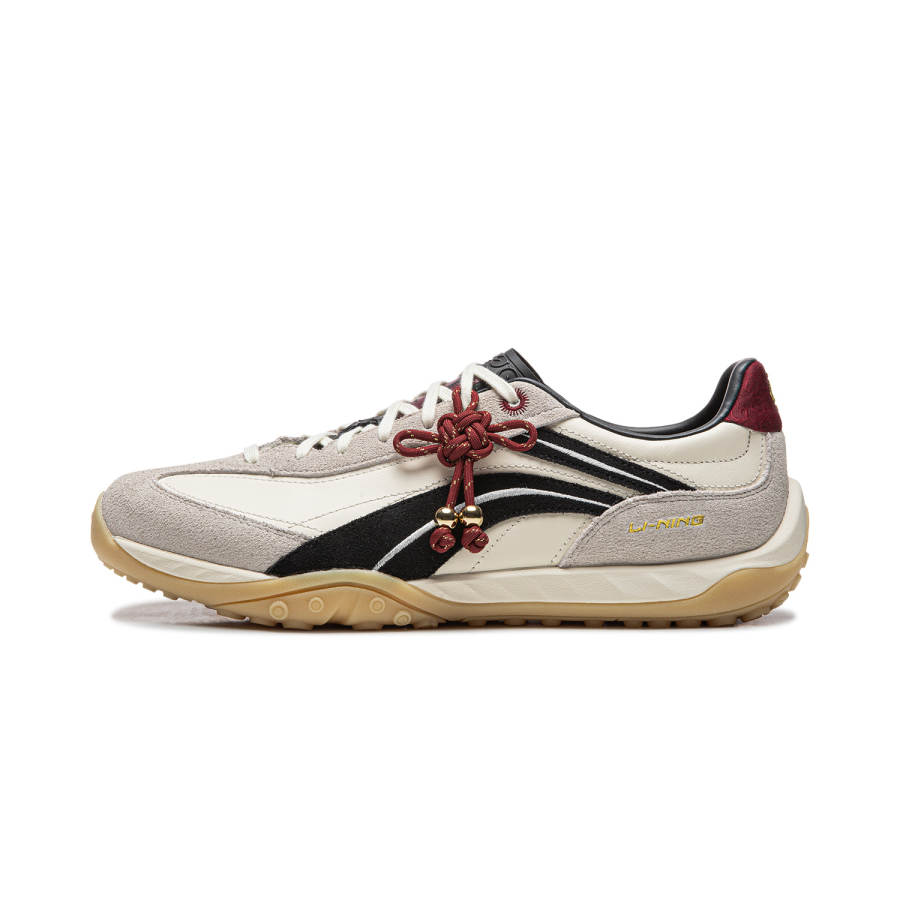 Li-Ning Li Ning Low top Casual Shoes Unisex Beige Gray