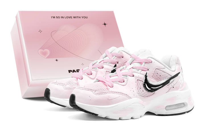Nike Nike Air Max Fusion Abrasion Resistant Low top Running Shoes Women's Pink White