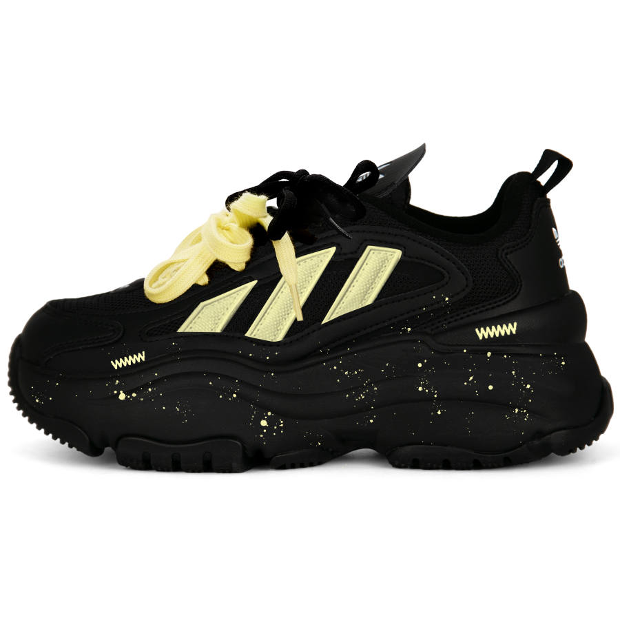 Adidas Originals OZGAIA Outrageous Lemon Low top Chunky Sneakers Women's Black Yellow