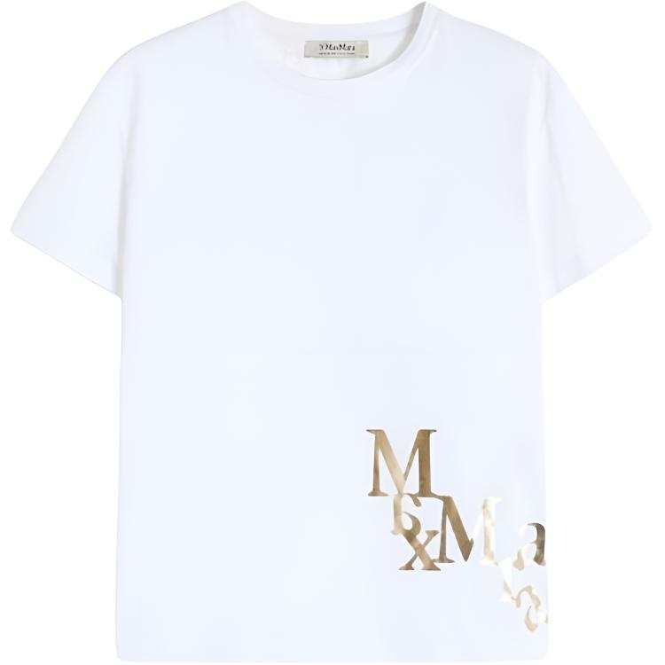 'S Max Mara Smmedile Logo Printed Crewneck T-Shirt