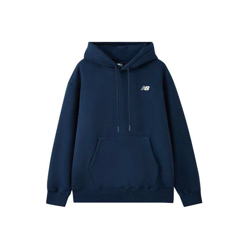 New Balance New Balance Sweatshirts Men's Marine Blue Hooded Moderate