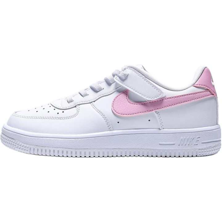 Nike Nike Air Force 1 Low top Skateboard Shoes Pink White Kids'