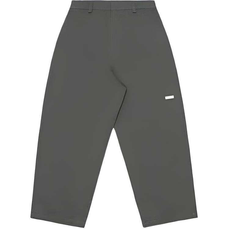 ANTA Casual Pants Unisex Elegant Gray Moderate Straight Fit Pants