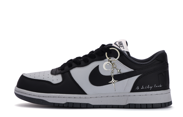 Nike Nike Dunk Coverage Slip Resistant Low top Skateboard Shoes Unisex White Black