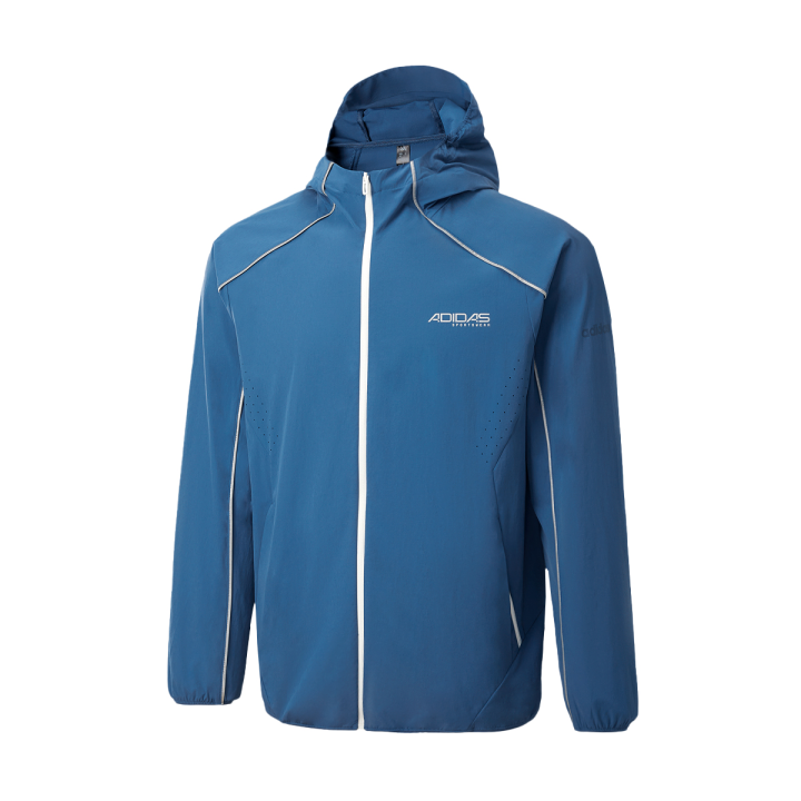 Adidas Adidas Jackets Men's Blue Hooded Moderate Other