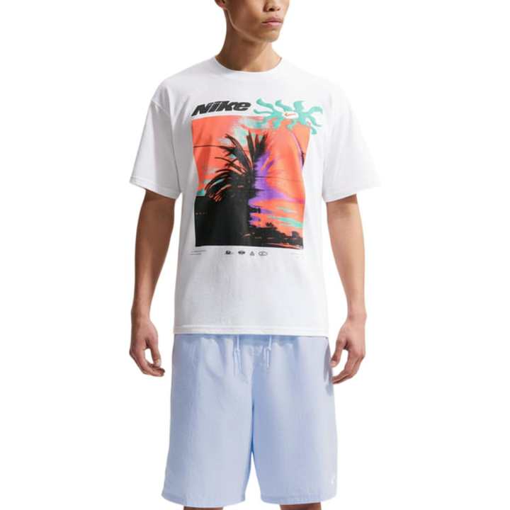Nike Nike T Shirts Men's White Crew Neck Moderate