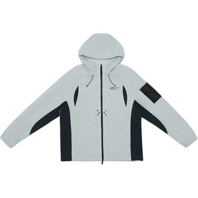 ANTA Jackets Men's Beige Pink Gray Hooded Moderate Other
