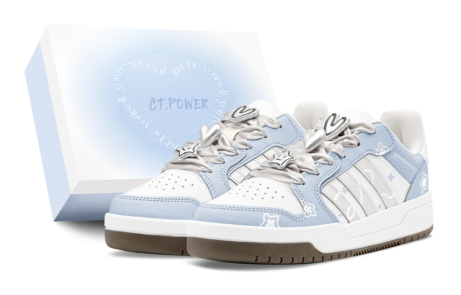 Adidas Adidas ENTRAP Romantic Spring, Preppy Style, Milk Blue Nebula, Refreshing, Sweet And Cute, Classic And Versatile