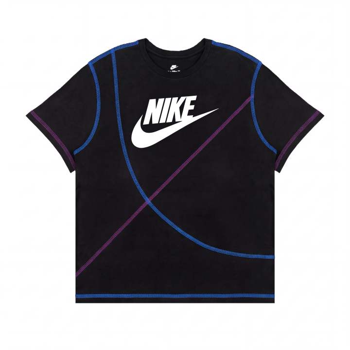 Nike Nike Sportswear T Shirts Unisex Black Crew Neck Thin