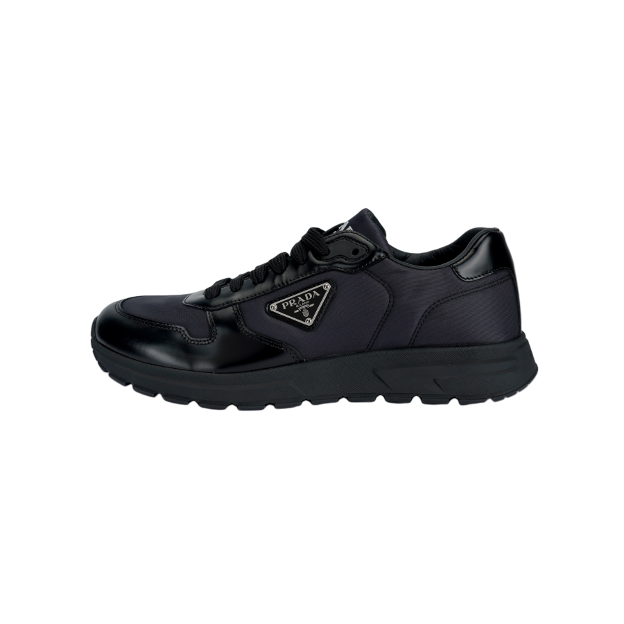PRADA PRADA Prax 01 Sneakers Re Nylon Brushed Leather Black Black