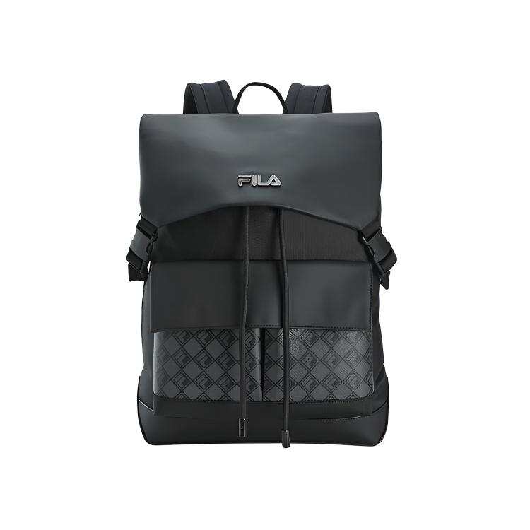 FILA Heritage Fabric Backpack Unisex Black