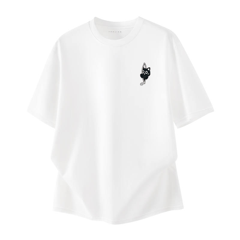 Tonlion T Shirts Unisex Crew Neck Moderate Straight Fit