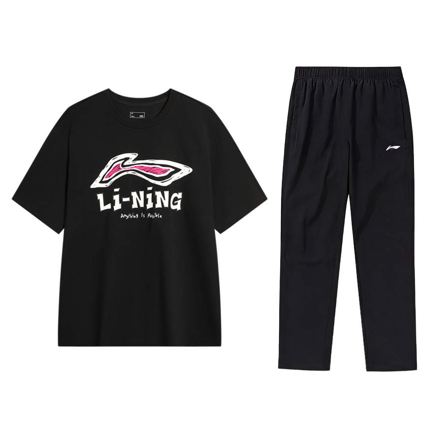 Li-Ning Li Ning Summer Casual Sportswear Men's Black