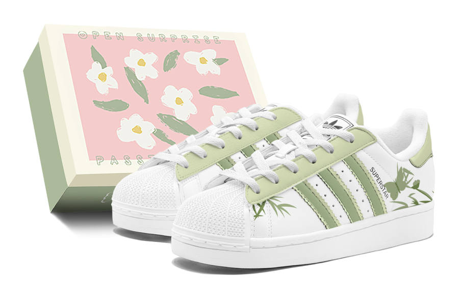 Adidas Originals Superstar 2 Skateboard Shoes Women's Low Top White