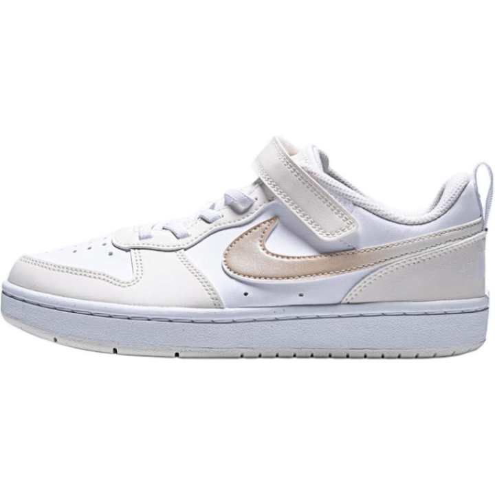 Nike Nike Court Borough Low top Skateboard Shoes White Umber Kids'