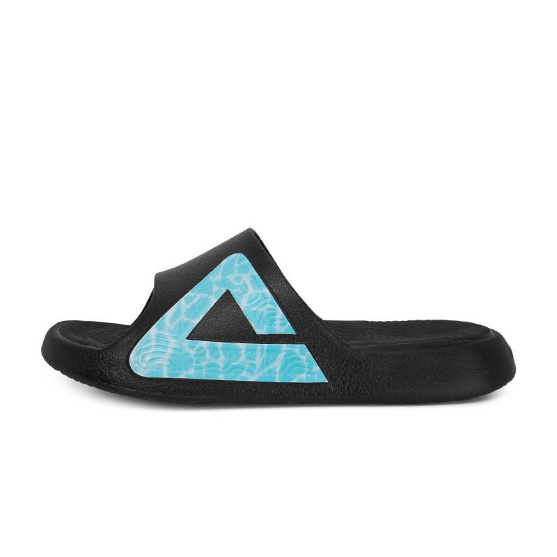 PEAK PEAK Slide Slipper Unisex Black Light Blue