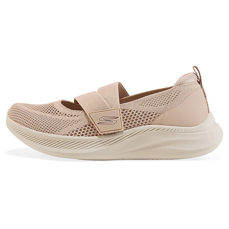 Skechers Bobs Moda Flex Mary Jane Shoes Women's Natural