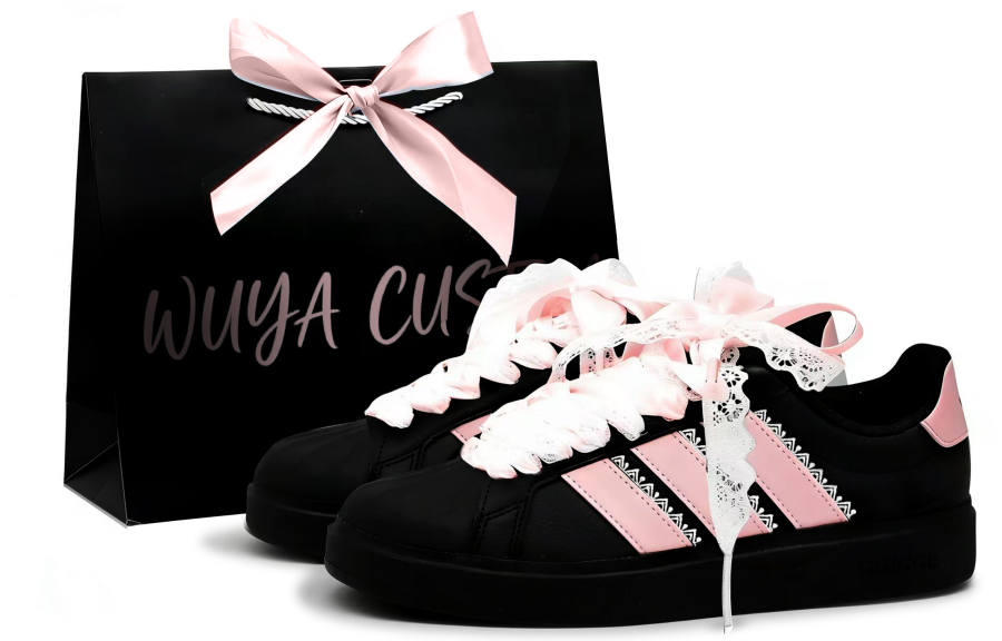 Adidas Adidas Street Talk Skateboard Shoes Women's Low Top Black/Pink