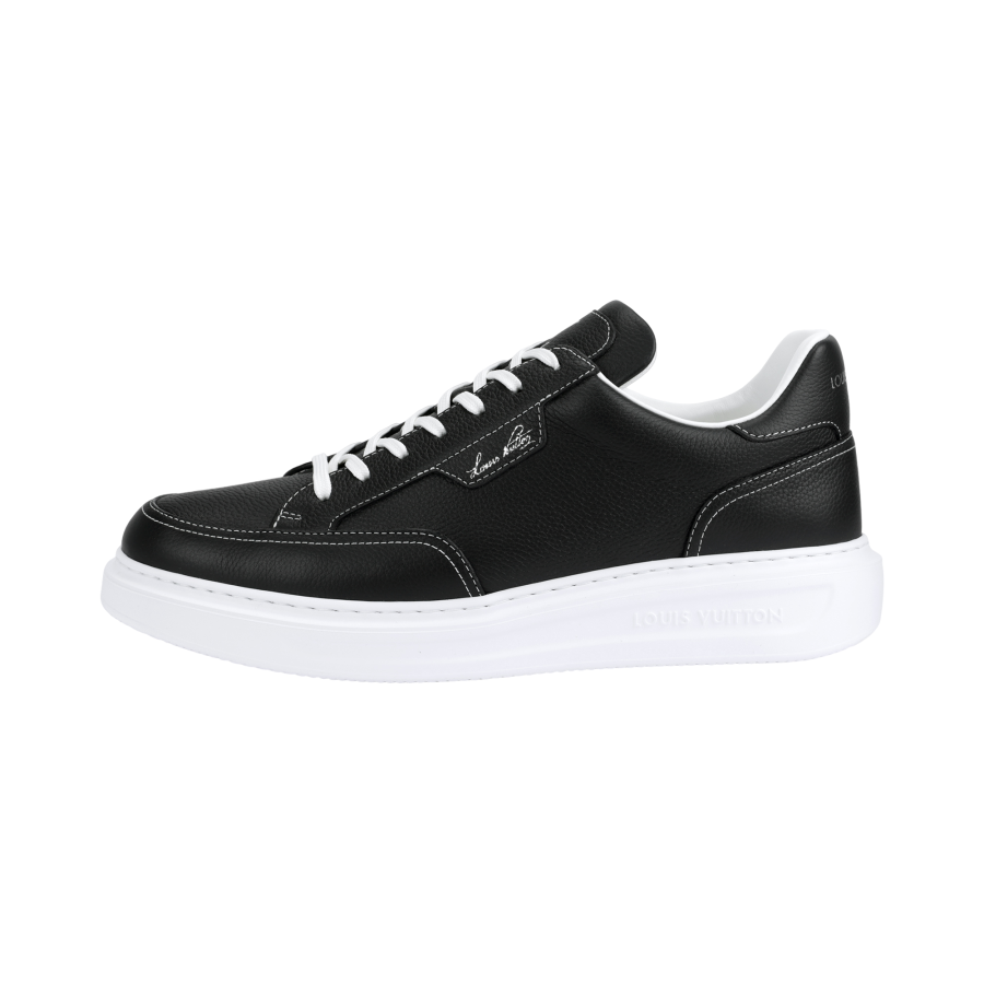 LOUIS VUITTON Beverly Hills Low top Skateboard Shoes Men's Black