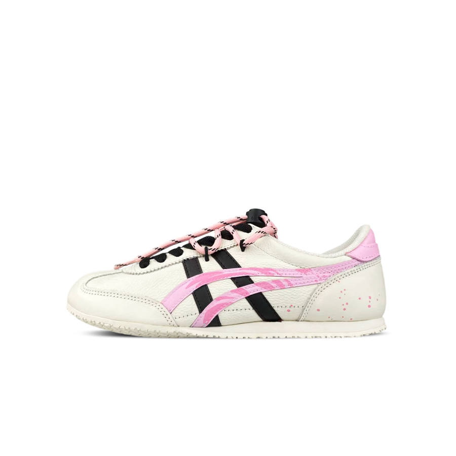 Onitsuka Tiger Machu Racer BNK Cherry Blossom Pink Sweet Tea Low top Casual Shoes Unisex