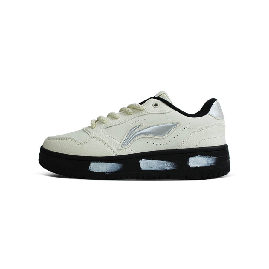 Li-Ning Li Ning Tianji Soft White Peach Oolong Height Increasing Low top Skateboard Shoes Women's