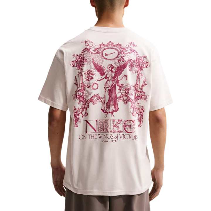 Nike Nike Max90 T Shirts Men's Light Orewood Brown Crew Neck Moderate