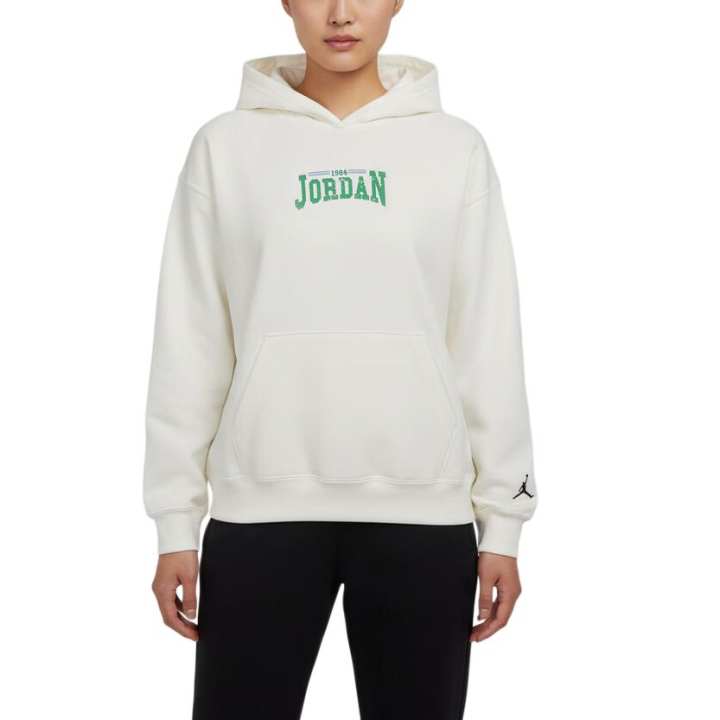 Jordan Jordan Sweatshirts Women's White Hooded Moderate