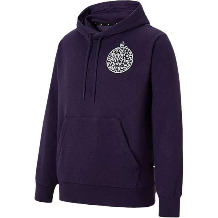 Adidas Adidas Sweatshirts Men's Purple Hooded Moderate