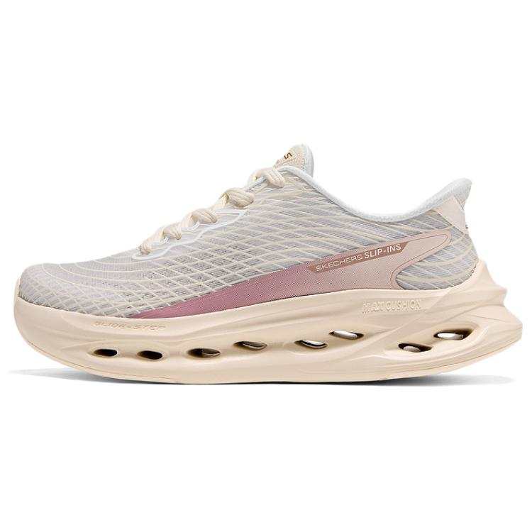 Skechers Women's GO Fabric Breathable Coverage Support Casual Running Shoes Women's Ivory