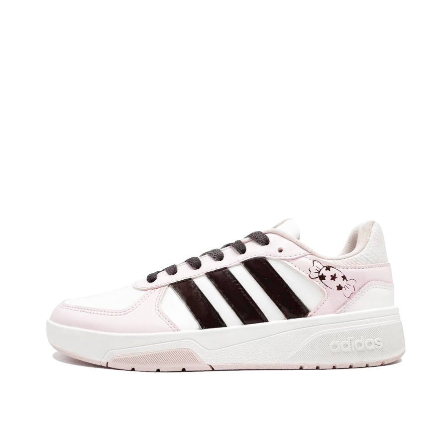 Adidas Adidas COURTBEAT Sugar Cocoa Coverage Abrasion Resistant Slip Resistant Low top Skateboard Shoes Unisex Pink Coffee