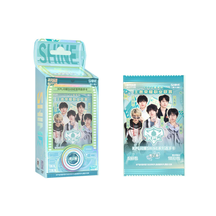 BUFFUN Sparkling SHINE KPL Official Authorized Player Card, Sixth Edition, Competitive Edition Collectible Cards
