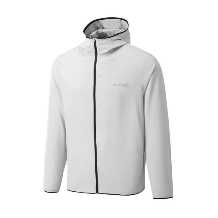 Adidas Adidas Jackets Men's Gray Hooded Non Detachable Moderate Other