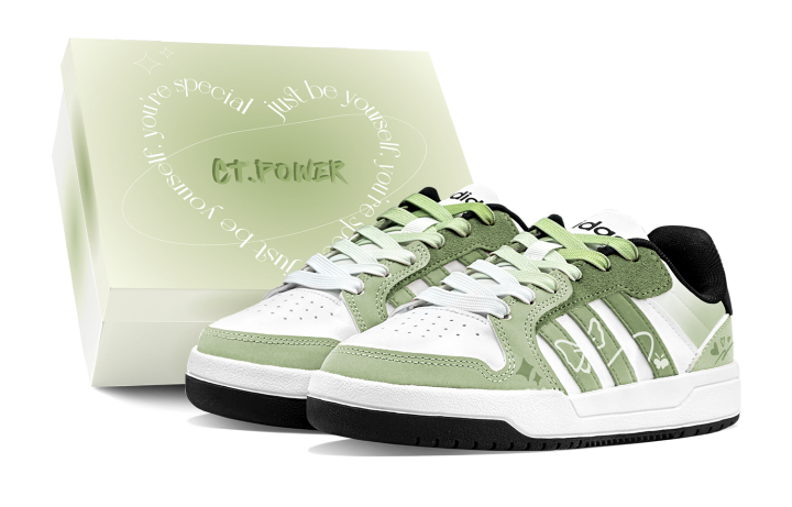 Adidas Adidas ENTRAP Romantic Spring, Heartbeat Lime, Refreshing, Sweet And Cute, Girly, Classic And Versatile