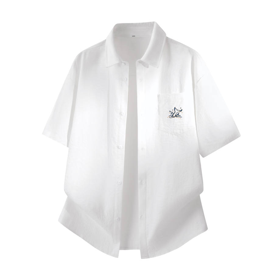 MINISO MINISO Shirts Unisex Lapel Moderate Straight Fit